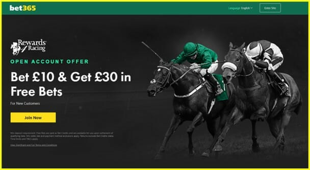 bet365 Rewards For Racing Screenshot